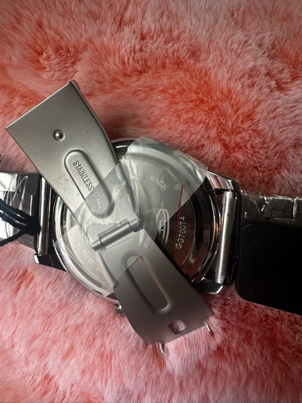 NWT Kenneth Cole Genuine Diamond Two-Tone Bracelet Watch $198 MSRP